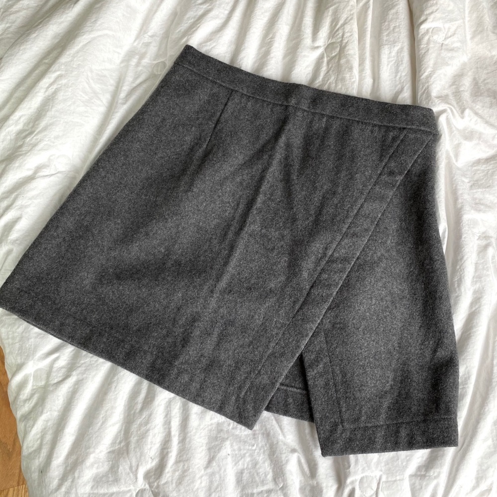 Grey Mini Skirt